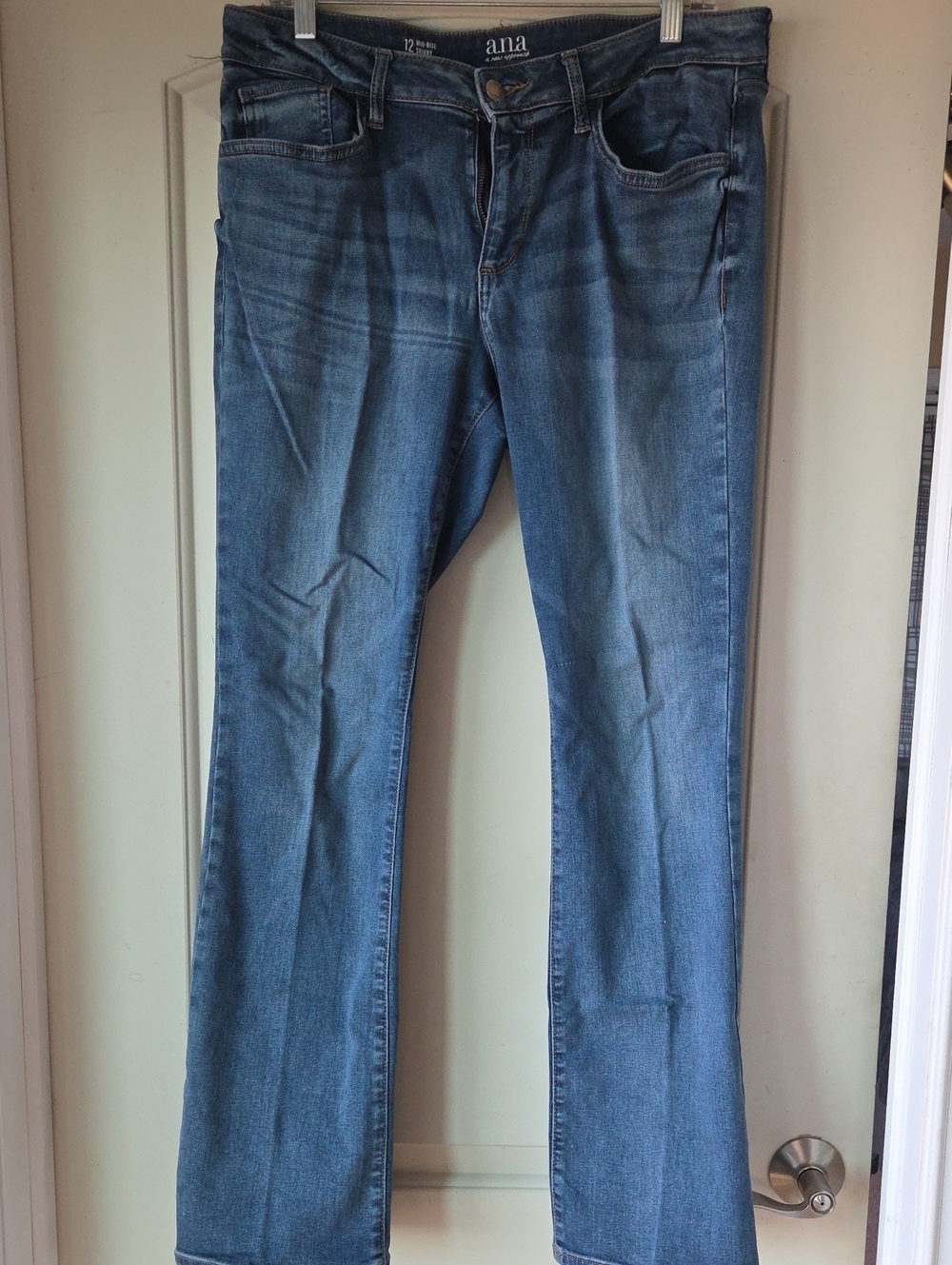 a.n.a Classic Medium Blue Bootcut Jeans